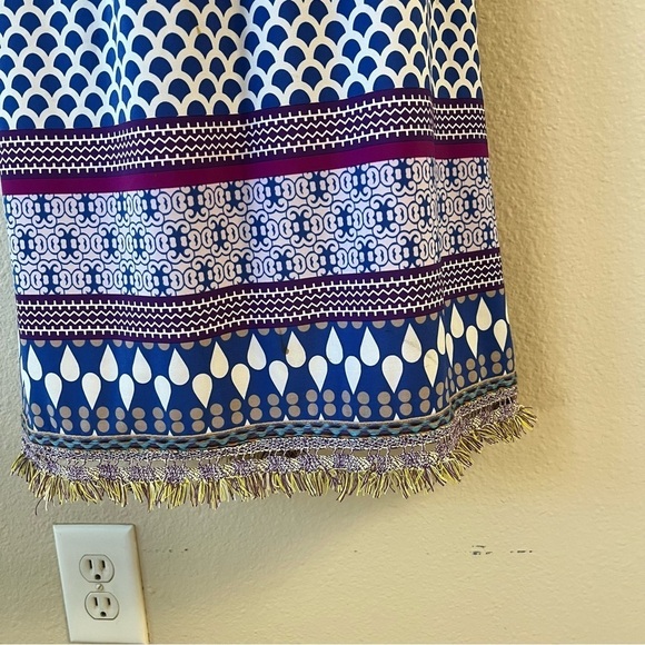 Trina Turk Brooke Midi Dress Halter Multicolored - Size M - Picture 6 of 9